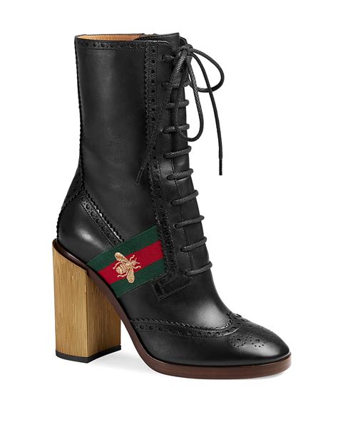 gucci bottines|designer gucci lace boots.